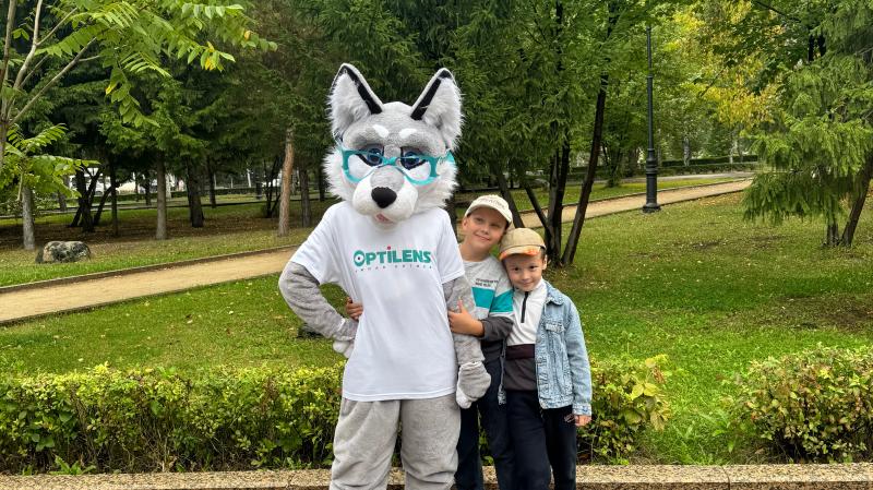 Волк Optilens покорил Омск! 6 сентября город засиял улыбками