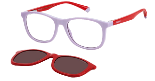 Polaroid Kids PLD 8054/CS 7PR+клипон 47 Солнцезащитные очки